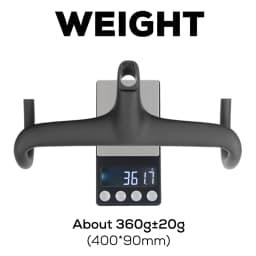 ULLICYC T4 ULTRA Road Bike Full Carbon Fiber Internal Cable Integrated Bicycle Handlebar Cockpit For 360mm-380mm With Mount