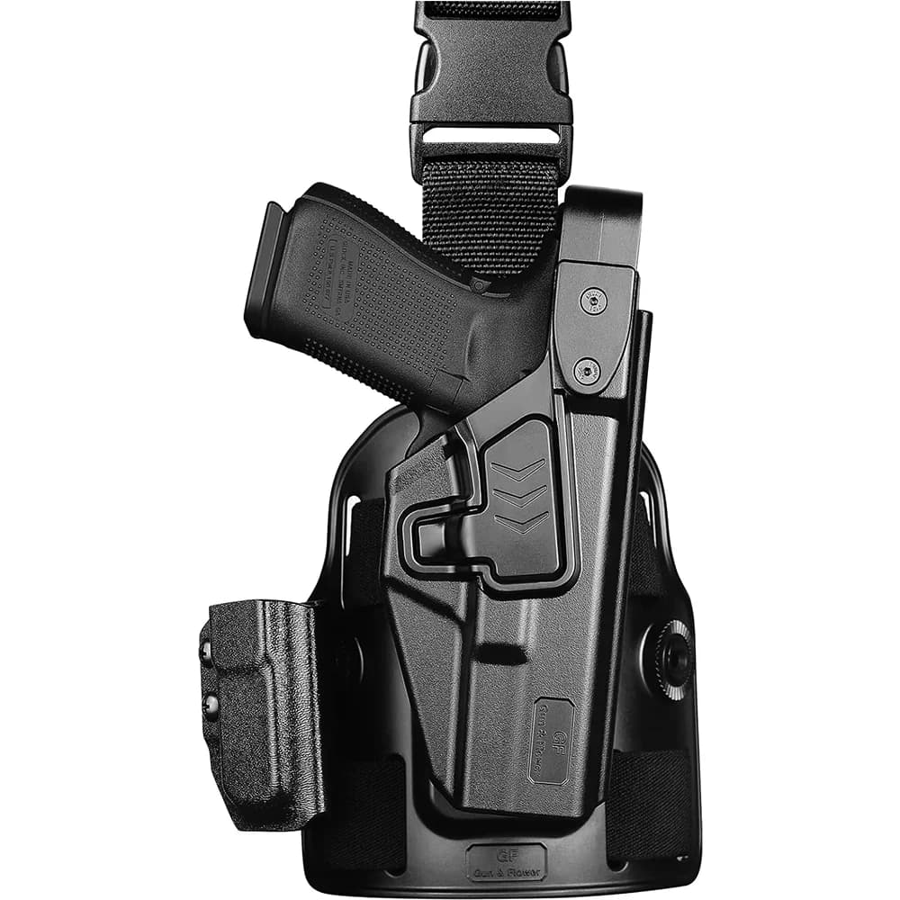 Level III G17 Drop Leg Holster,Fits G17/G19 (Gen 3-5),G22/G23/G31/G32 (Gen 3-4),G19X/G44/G45,Right Hand Holster