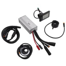 Electric Bike Motor Controller 22A Electric Bicycle Modification Kit with GD01 Panel for 500W Geared Motor
