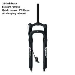 MAGICBROS Electric Bike Fork Air Suspension 20 26inch 4.0 Fork Snow Bike E-bike 9*135MM Damping Adjustment Fat Bike Air Fork