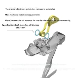 Chaser Road Bike Tail Hook Rear Derailleur Ultra-Lightweight Titanium Alloy Direct-Mount Tail Hook For SPECIALIZED For SL8/7