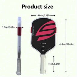 LABS Project Boomstk Elongated Pickleball Paddle 16mm Boom Core Racket Pure Foam Paddle