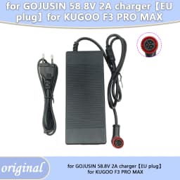 58.8V 2A 3-pin Battery Charger For GOJUSIN Fit For KUGOO F3 PRO MAX/AUSOM LEOPARD DT1 PRO / DT2 PRO / SR1 Electric Scooter