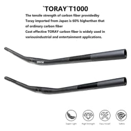 Syncros Carbon Fiber MTB Handlebar 9 Degree 31.8mm Matte Flat Mountain Bike Handlebars Bicycle Accessories
