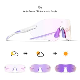 Photochromic Cycling Sunglasses Men Women UV400 Sports Goggles Running Outdoor Day Night Driving Hiking Marathon Eyewear
