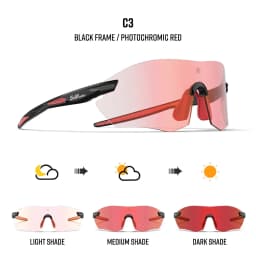 Photochromic Cycling Sunglasses Men Women UV400 Sports Goggles Running Outdoor Day Night Driving Hiking Marathon Eyewear
