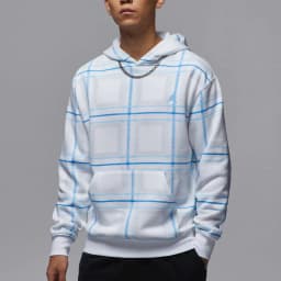 Nike genuine JORDAN Men's Plaid Warm Outdoor Sport Sweatshirt FV7459-100
