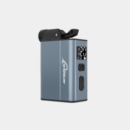 Electric Bike Air Pump Fast Inflation with Gauge 120PSI Tire Inflator Aluminum Alloy Pump with Presta & Schrader & Clik Valve