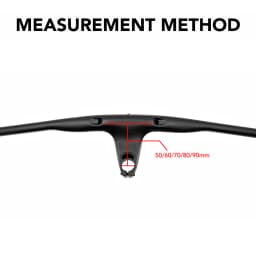 RACE Full Carbon Fibre Internal Cable Integrated Cockpit -17°,50mm-90mm MTB/Cross Handlebar For XC With Mount,Steerer 28.6mm
