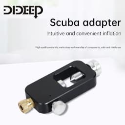 DIDEEP Mini Tank Inflation Device DIN Valve Scuba Adapter for HPA Scuba Fill Station,High Pressure Diving Cylinder Accessories