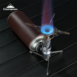 CAMPINGMOON XD-2F Windproof Portable Gas Stove High Power Outdoor Field Cooking Stove Voltage Stabilized Integrated for Hiking