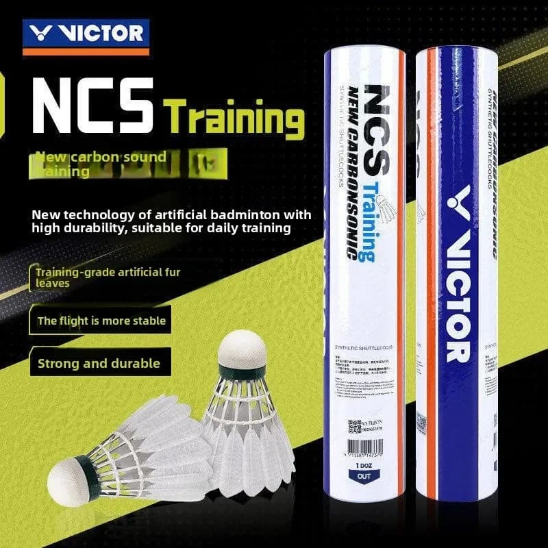 2026 New shuttlecocks NCS TRAIN Training-specific artificial ball, competition-grade badminton shuttlecock 12pcs/ tube