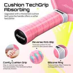 Joysent Pickleball Racket Fiberglass 13mm Honeycomb Core Couples Pickleball Paddles For Beginners Lightweight Power Paddles
