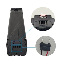 Ebike Battery Akku for Telefunken Multitalent Zundapp Z510 36V 10.4Ah 13Ah 17.5Ah Silver Fish Battery for Telefunken Multitalent