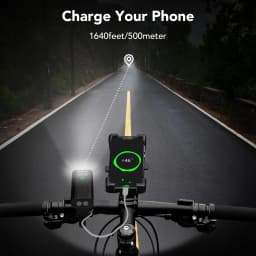 NEWBOLER Bicycle Light USB Chargeable 4800 Lumen Rainproof MTB Bike Light Set With 2 Holder 10000mAh Flashlight Bike Accessories