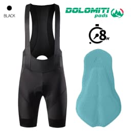 RION Men's Cycling Shorts Pro Bicycle Bib Tights MTB Padded Bike Clothing Italian Dolomiti Pads 8H Roading Biking Bibs Slim Fit