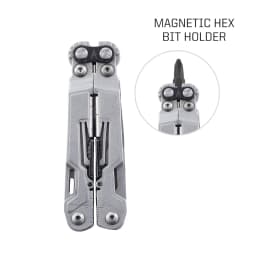 SOG PowerPint Multi-tool W/ 18 Tools Pliers Folding Knife, Foldable Multifunctional Hand Tools, Portable Camping Supplies EDC