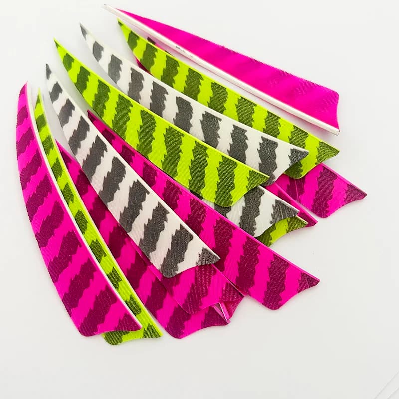 25Pack 5Inch Arrow Feather Fletching Shield Cut Vanes Real Turkey Feather Right Wing DIY Archery Accessories