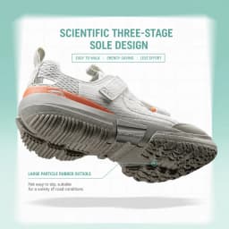 Li-Ning Women's CLM ROAM SUM Outdoor Sandals LIGHT FOAM Cushioning Breathable Reflective LiNing Summer Water Shoes AHLV006