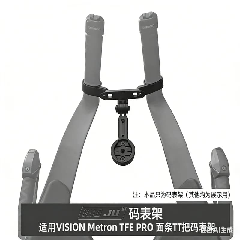 CNC Aluminium Bike Computer Mount for Fit Vision TFE Metron Pro Triathlon TT Handlebar for GOPRO Garmin Wahoo Bryton IGPS Giant