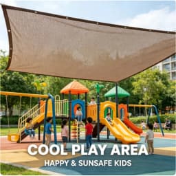 4x3m Shade Sail UV Protection Sun Shade Mesh Awning Tent for Outdoor Camping Car Beach Privacy Sunscreen Membrane
