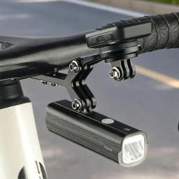 Bicycle Integrated Handlebar Speedometer Holder W/3 Base Fits Garmin Wahoo Bryton Double-Adaptor For Light and Camera Install