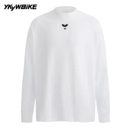YKYWBIKE 2026 Men's Casual Cycling Jersey Long Sleeve Outdoor Sports Quick Dry Shirt Road Bike DuPont Sorona Bicycle Clothing
