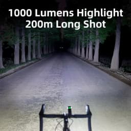 OFFBONDAGE Bicycle Light 1000Lumen Bike Headlight Flashlight Cycling Front Lamp USB Charging MTB Road Bike Rear Light Highlight