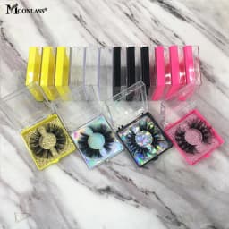 3/5/10/12 Pairs Eyelashes Box Package Mink Lashes Eyelash Extension Supplies Bulk Items Wholesale Lots Make Up 3D Mink Lashes