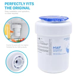 Household Best Water Filter General Electric Mwf Smartwater Refrigerator Water Filter Cartridge Replacement For Ge Mwf 1 Piece
