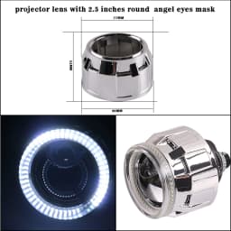 SANVI 2.5inch S8 35W 6000K Car Bi LED Projector Lens Headlight H4H7 9005 9006 LED Projector Car Motorcycle Headlight Accessories