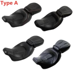 Motorcycle Two-Up Low Profile Seat For Harley Touring Street Glide Electra Glide Road King Classic Special CVO 2009-2022 2018