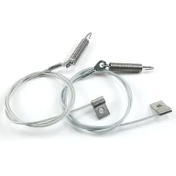 For 1990-1997 Mazda Miata new convertible top side tension hold down cables, pair