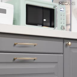 Goo-Ki Modern Polished Gold Appliance Pull Cabinet Knobs Kitchen Door Handles Drawer Cupboard Door Handle for Furniture Hardware