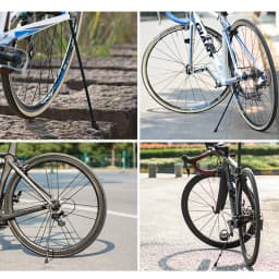 ROCKBROS MTB Cycling Bike Bicycle Adjustable Anti-skid Kickstand Carbon Parking Rack Stand Foot Support Bike Bicycle Accessories