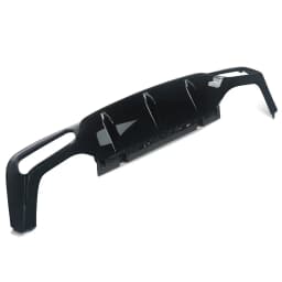 For Mercedes-Benz W213 AMG E63 Style Carbon Rear Bumper Diffuser with Exhaust Tips Glossly Black