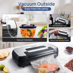 SEATAO VH5156 Vacuum Packing Machine Automatic Multi Functional Built-in Storage&cutting Vacuum Sealer Household