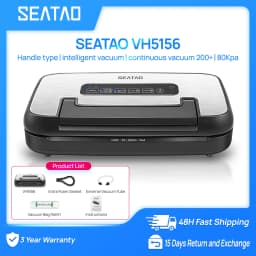 SEATAO VH5156 Vacuum Packing Machine Automatic Multi Functional Built-in Storage&cutting Vacuum Sealer Household