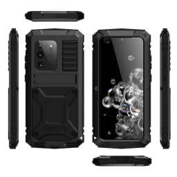 With Bracket+Full Protective For Samsung S20+/S20 Ultra Case Kickstand Dual Layer Protective Shockproof Cover For S20+/S20 Ultra