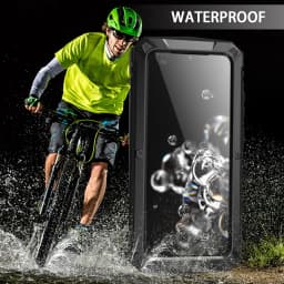 With Bracket+Full Protective For Samsung S20+/S20 Ultra Case Kickstand Dual Layer Protective Shockproof Cover For S20+/S20 Ultra