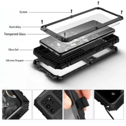 With Bracket+Full Protective For Samsung S20+/S20 Ultra Case Kickstand Dual Layer Protective Shockproof Cover For S20+/S20 Ultra