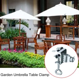 New Courtyard Umbrella Fixed Clamp Bracket Clamp Balcony Umbrella Stand Outdoor Table Fixed Umbrella Stand Protection Fixed Clip