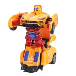 Transformation Robot Toys Cartoon Anime Deformation Dancing, Light, Music, Rotating Universal Deforming Car Toys for Child Gift