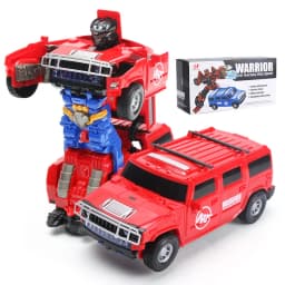 Transformation Robot Toys Cartoon Anime Deformation Dancing, Light, Music, Rotating Universal Deforming Car Toys for Child Gift