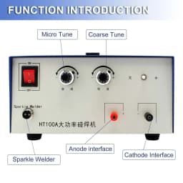 NIUPIKA 100A Spot Welding Machine Jewelry Handheld Small Laser Welder High Power Coil Bracelet Interface Soldering Tool