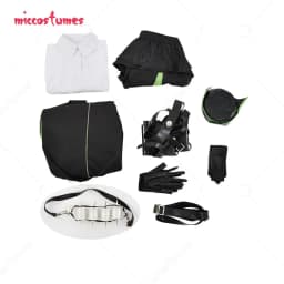 Miccostumes Wome's Draconia Cosplay Costume Coat Outfit for Women Halloween Cosplay Costume Fullset