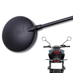1 Pair 8mm 10mm Universal Rear View Rearview Mirror Motorcycle Side Mirrors Round Retro Moto Bike Scooter Cafe Racer Accessories