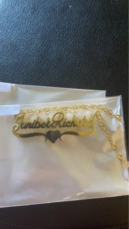 DOREMI Custom Name Necklaces Stainlesss Pendant Letters Necklace for Women Custom Chain Jewelry Children Personalized Gold