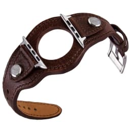 Cuff Bracelet For Apple watch band 44mm 40mm 42mm 38mm 49mm correa Leather strap iWatch series 6 se 5 4 3 7 Ultra 8 45mm 41mm