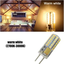 5pcs G4 LED Bulbs Warm White Cold White 3W AC/DC12V-24V GY6.35 Lamp Holder 3014 Lamp Beads Corn Lamp For Replace Halogen Lamp